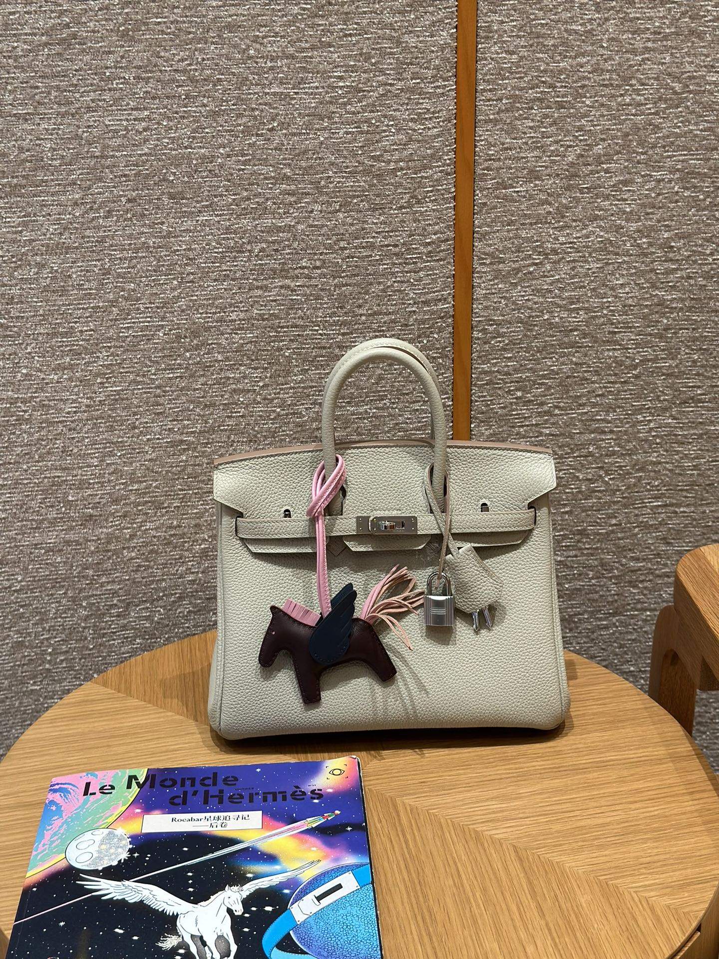 Hermes Birkin 8L Beton Handbag (Handmade to Order)
