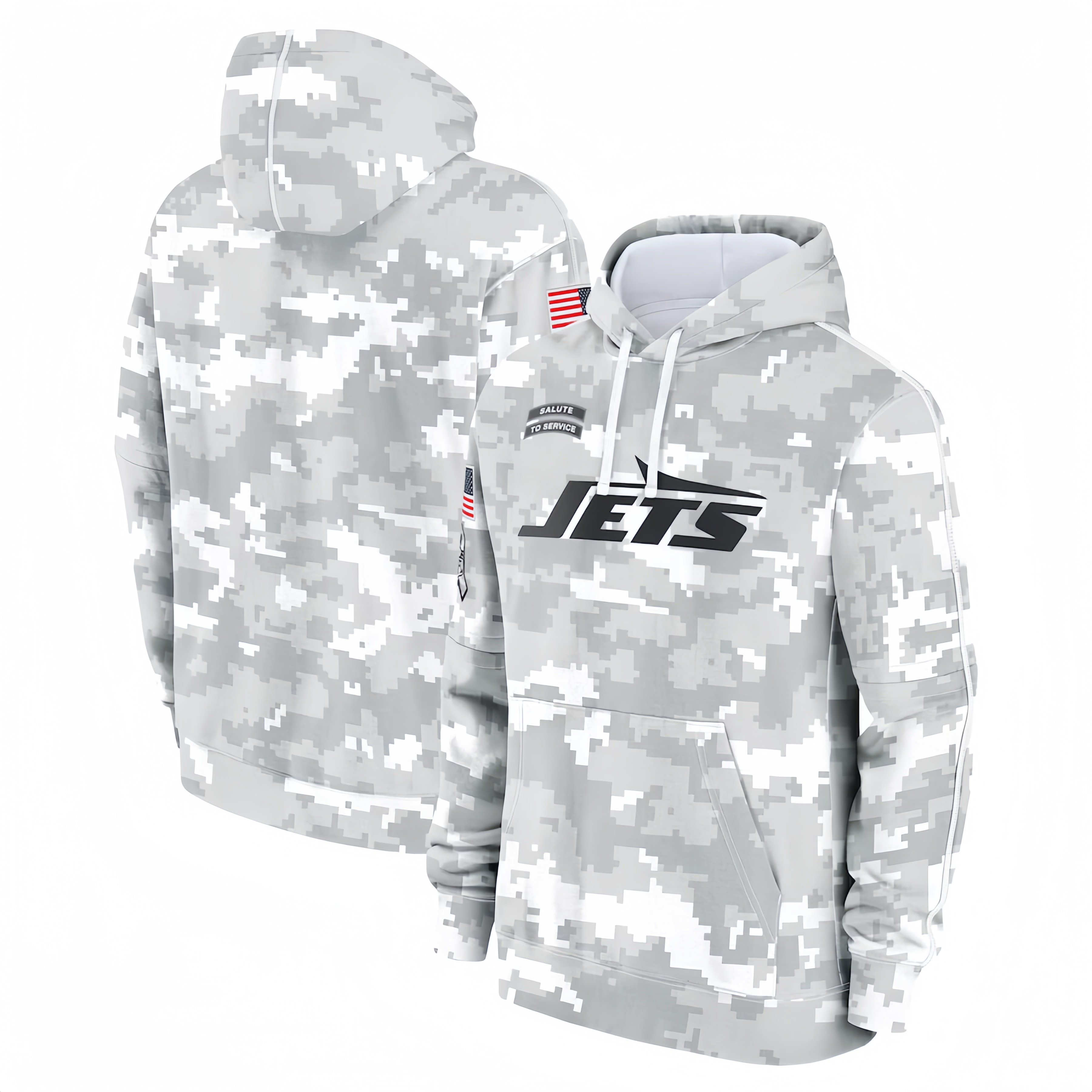 NEW YORK JETS HEAVYWEIGHT HOODIE VETERAN01