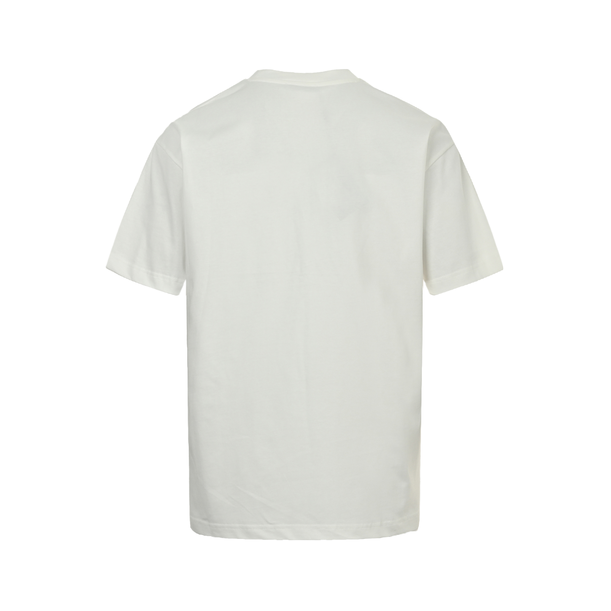 Prada 25ss triangle logo embroidered inkjet short sleeve