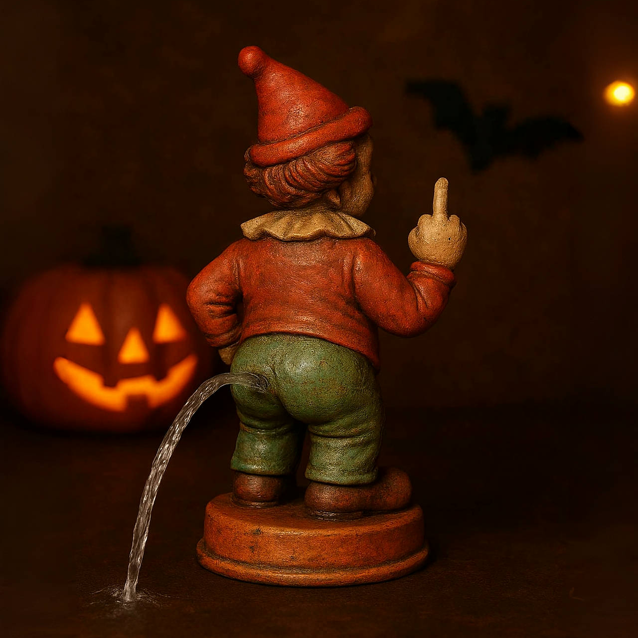 Halloween Spooky Clown Prank Statue