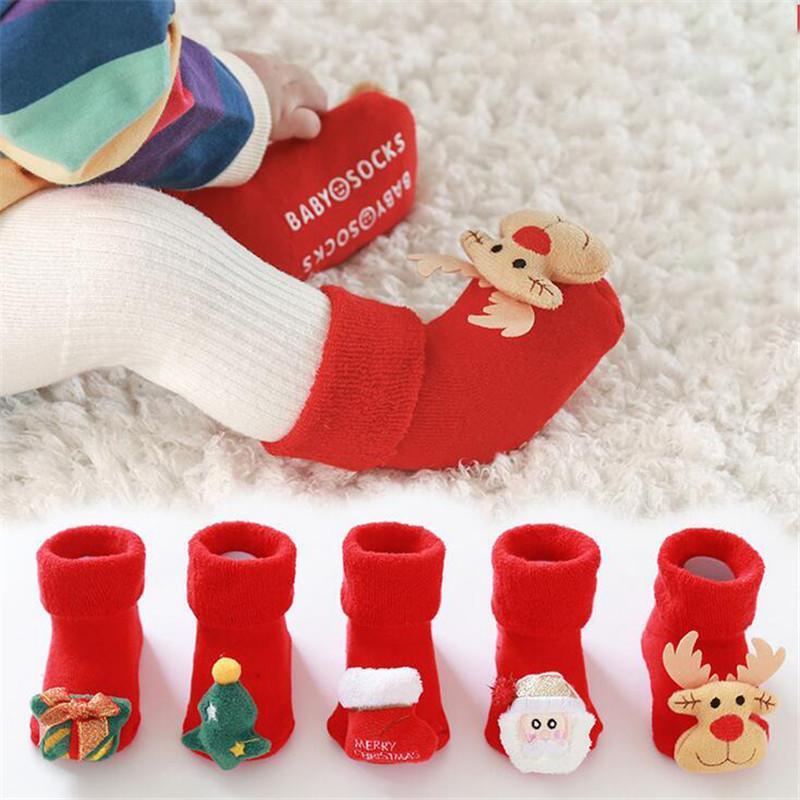 Christmas Gift For Baby🎁 100% Cotton Thick Cute Christmas Socks