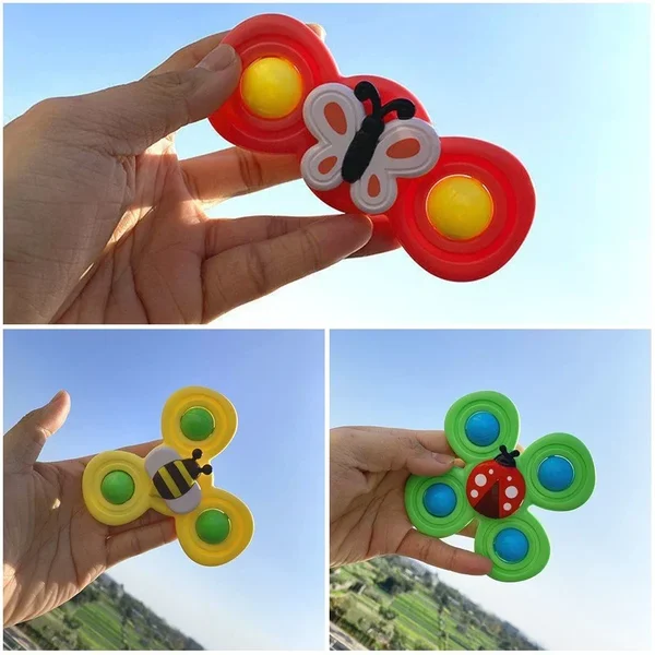(Summer Hot Sale - Now 49% off) 🔥Suction cup rotating toys are a must-have for growing babies