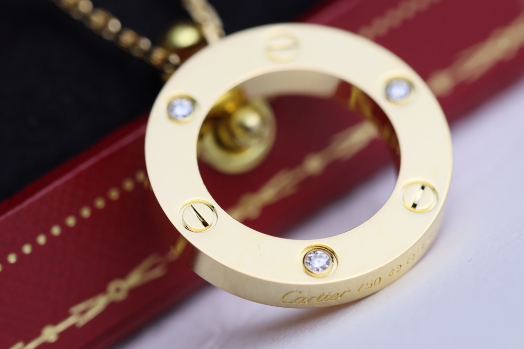 Cartier LOVE Big Round Necklace