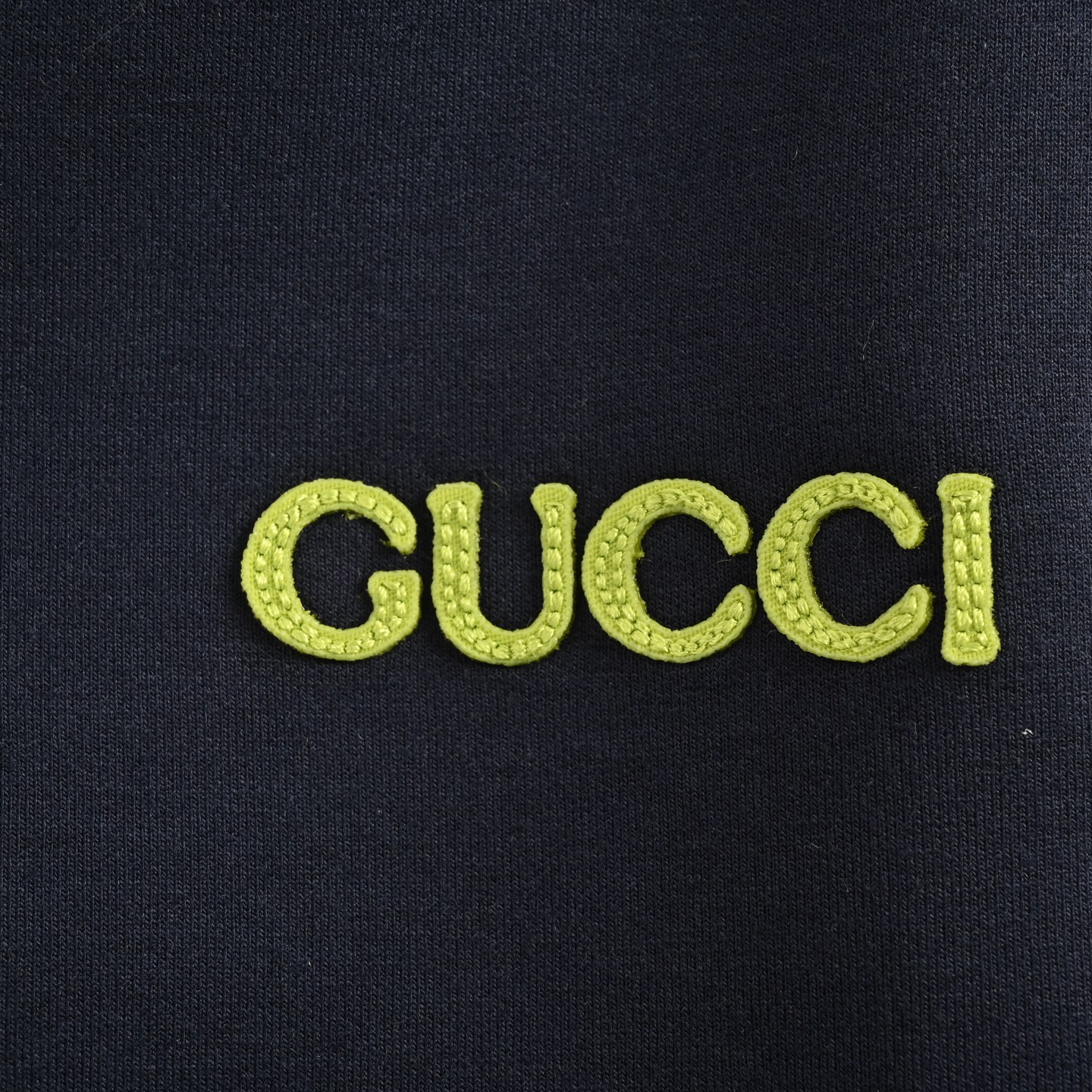 Gucci 25ss yellow lettering patch shorts