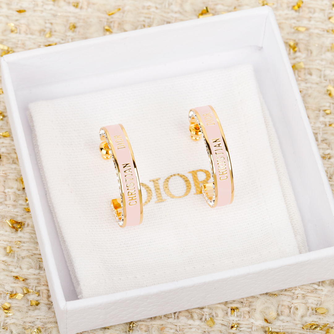 Dior diamond earrings