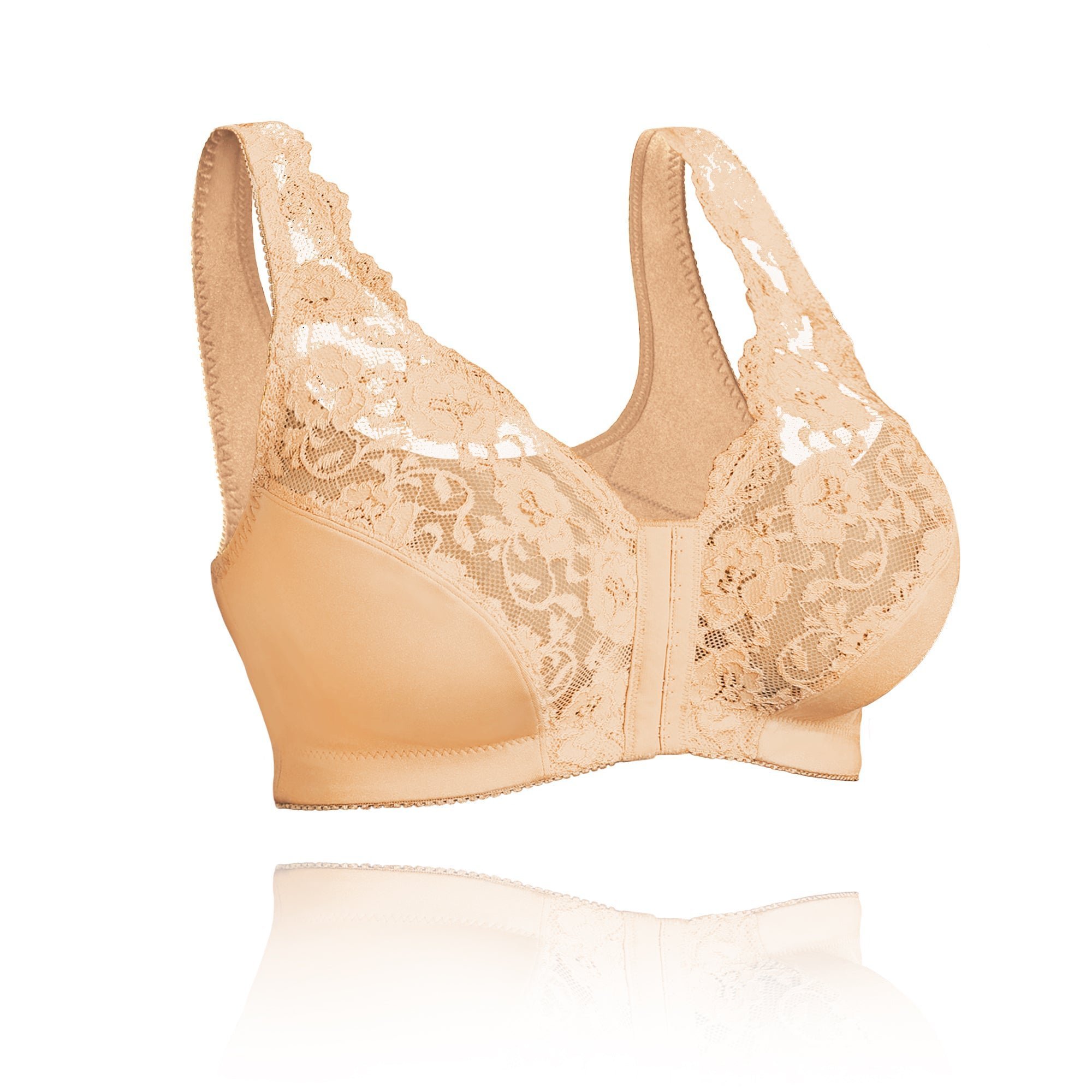 ❤️Mother's Day Sale 50% OFF❤️-💖Front hooks, stretch-lace, super-lift, and posture correction – ALL IN ONE BRA!
