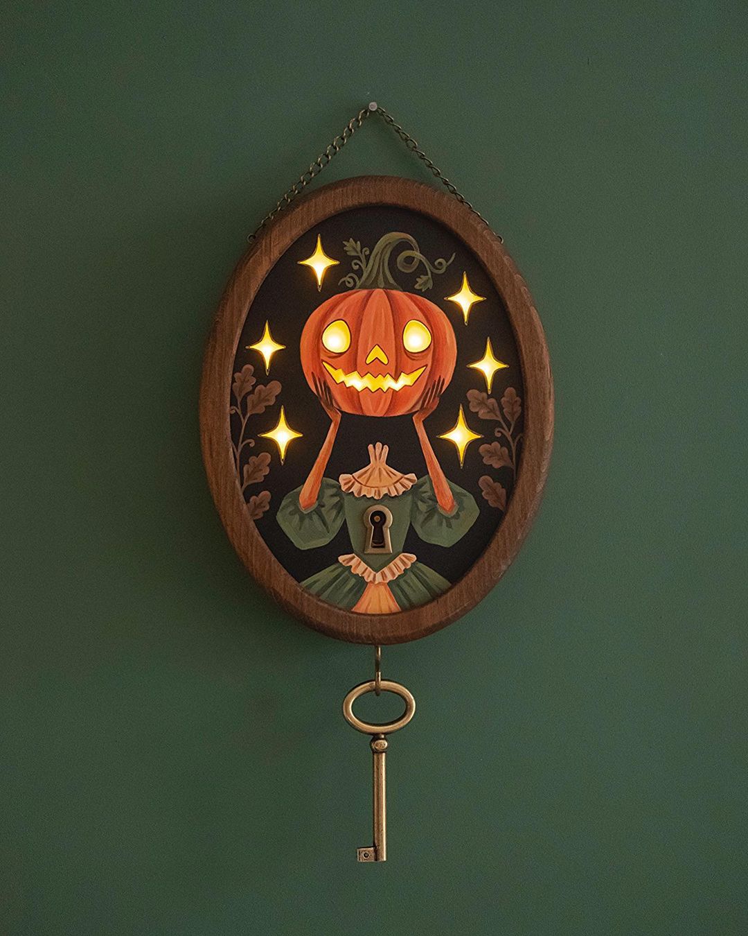Halloween  Pumpkin Lady Photo Frame