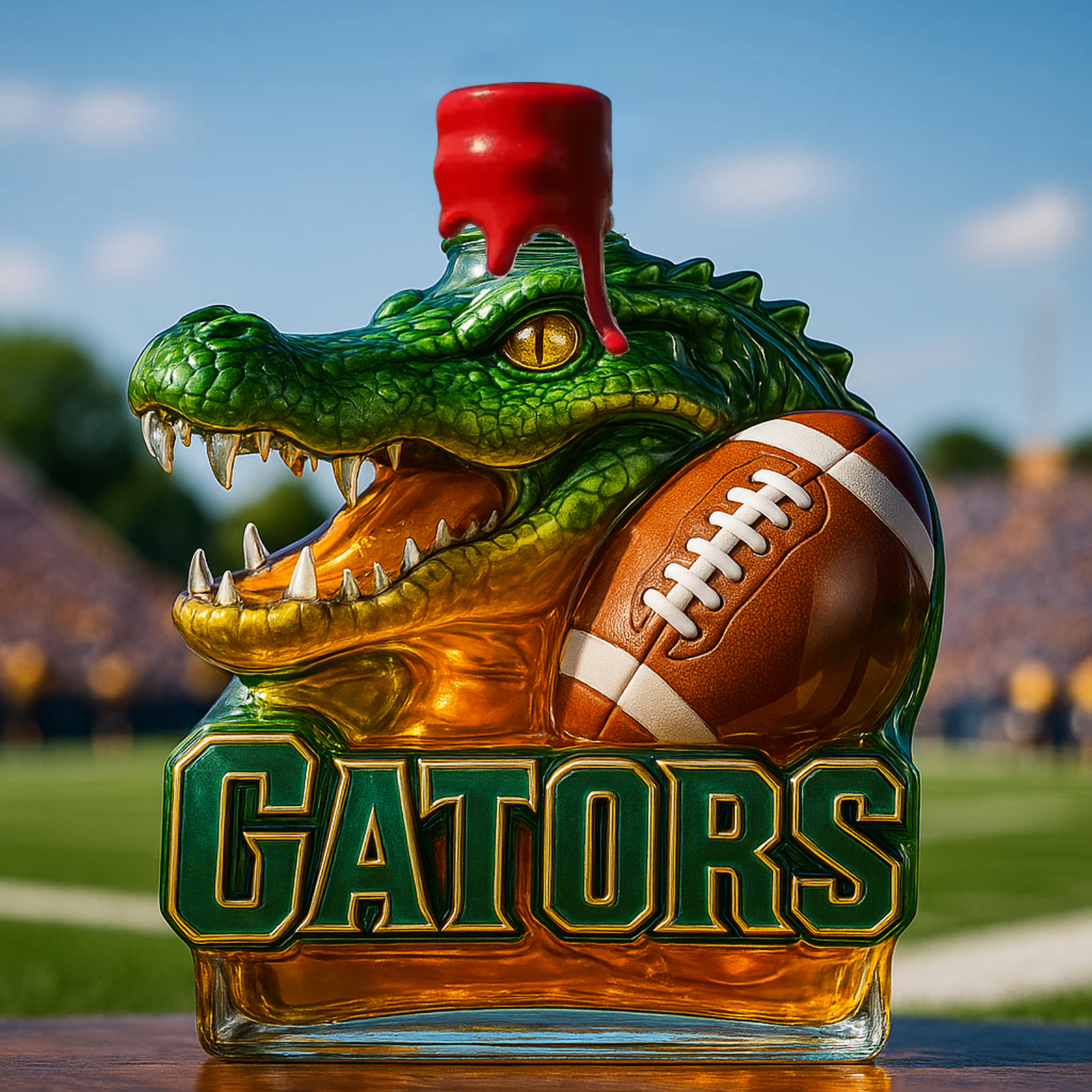 University of Florida Gators Commemorative Whiskey Bottle