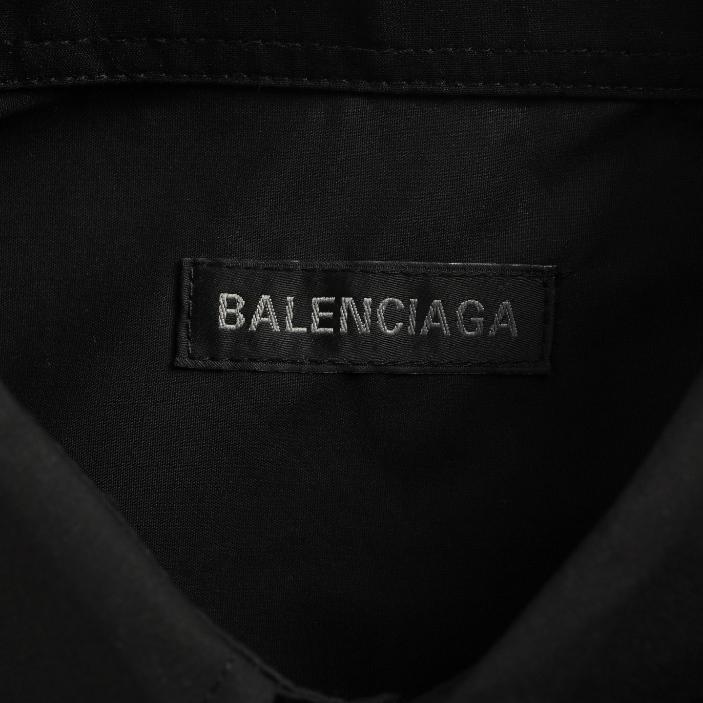 Balenciaga 25ss Pocket BB Embroidered Shirt