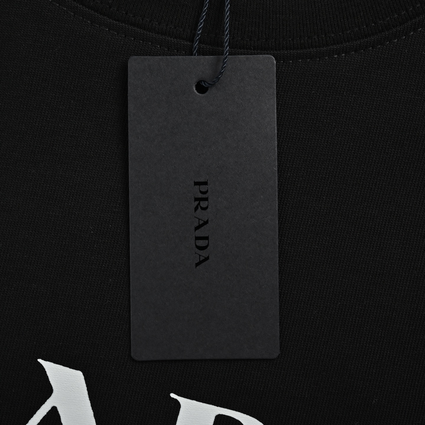 Prada 25ss triangle logo crown short sleeve