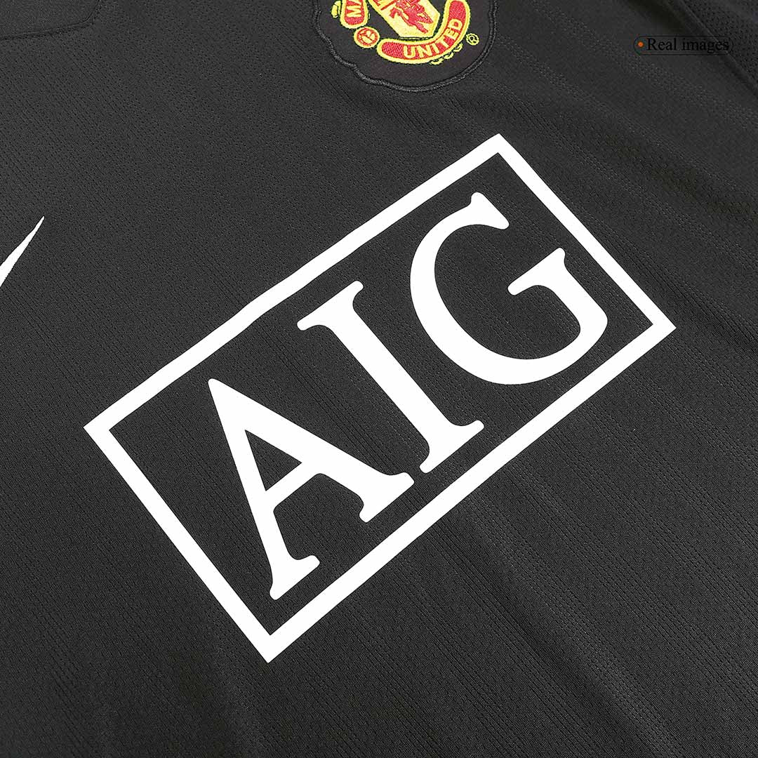 Manchester United retro away long-sleeved football shirt 2007/08