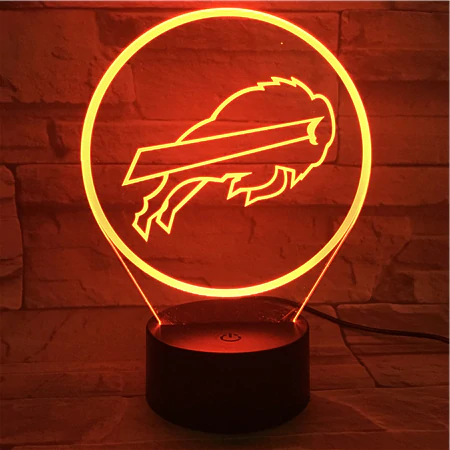 BUFFALO BILLS 3D LED LIGHT LAMP