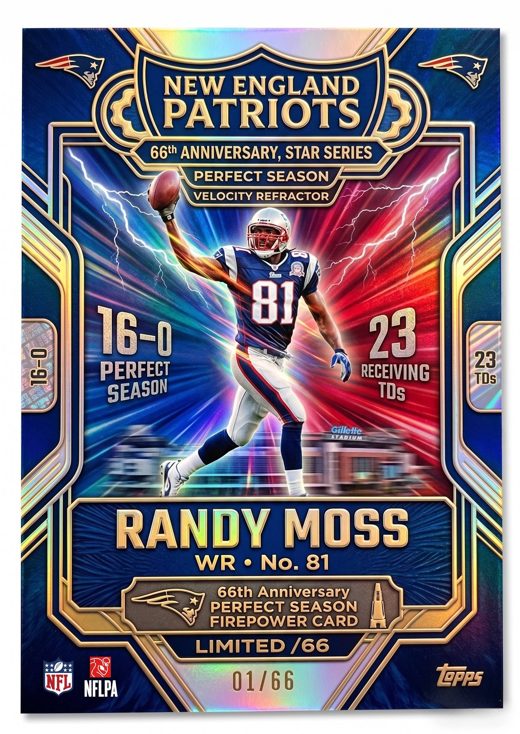 New England Patriots 66th Anniversary Cards 🏈🔥