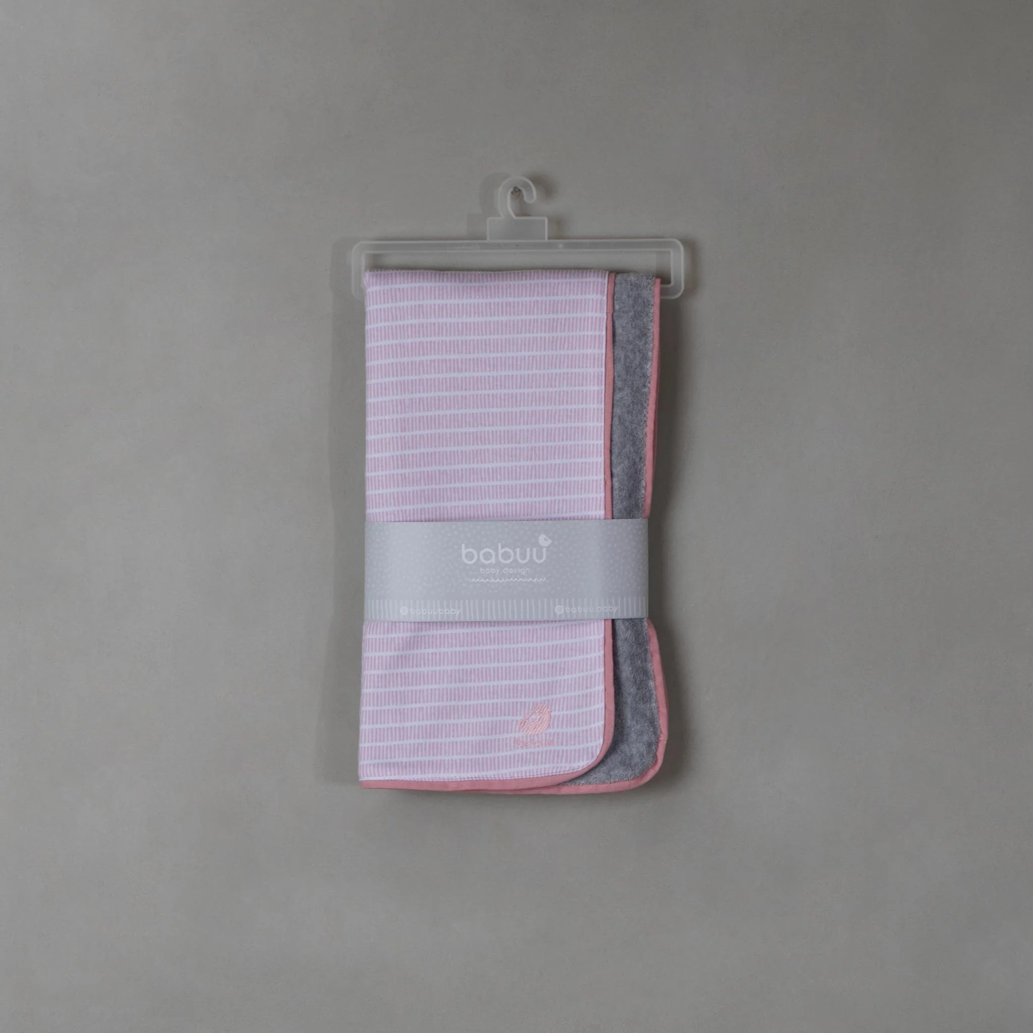 Cobija para bebé Camiseta Raya Rosa