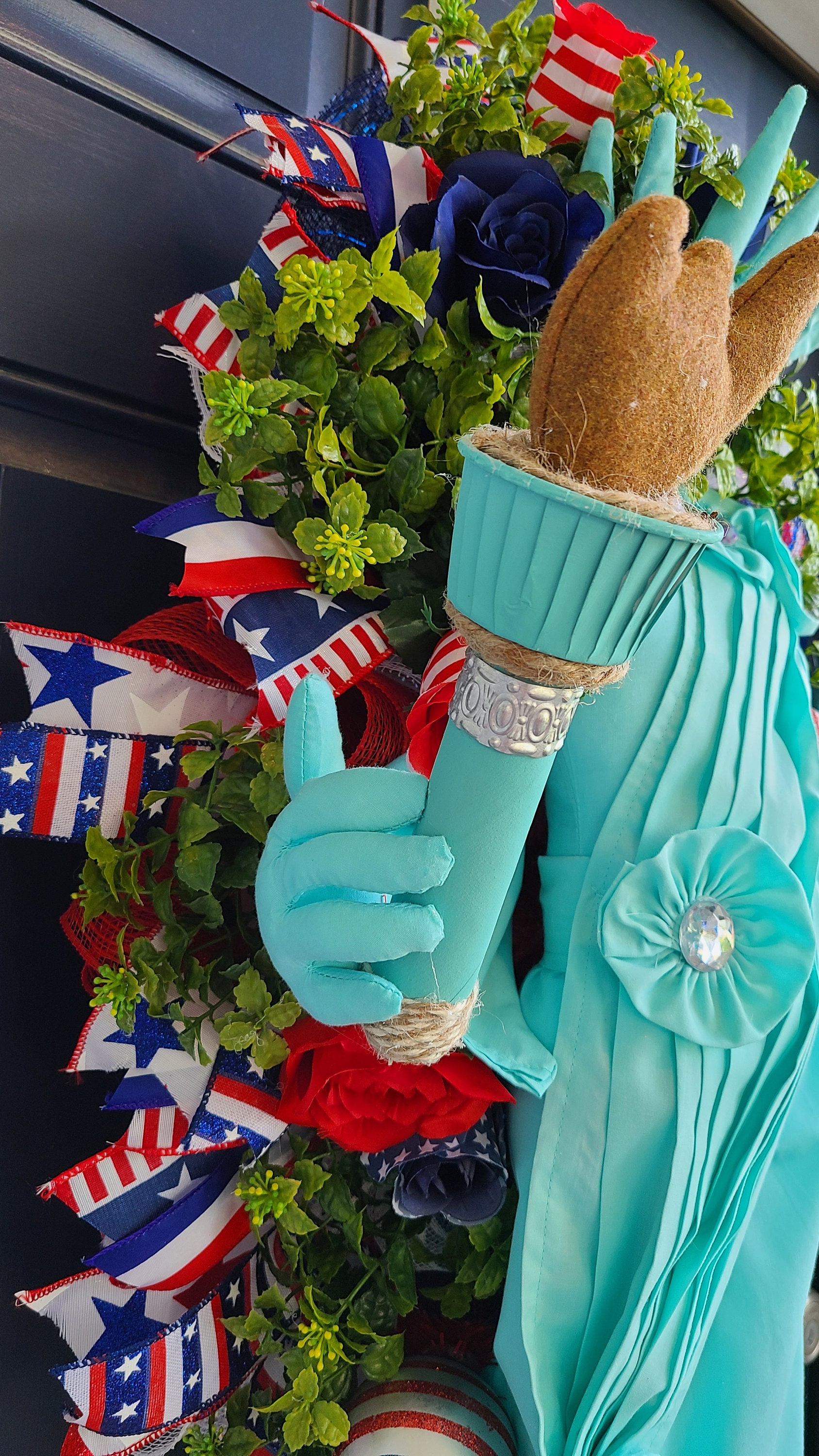 👍2024 New Arrival- 60% OFF💥Handmade Statue of Liberty Patriotic Wreath
