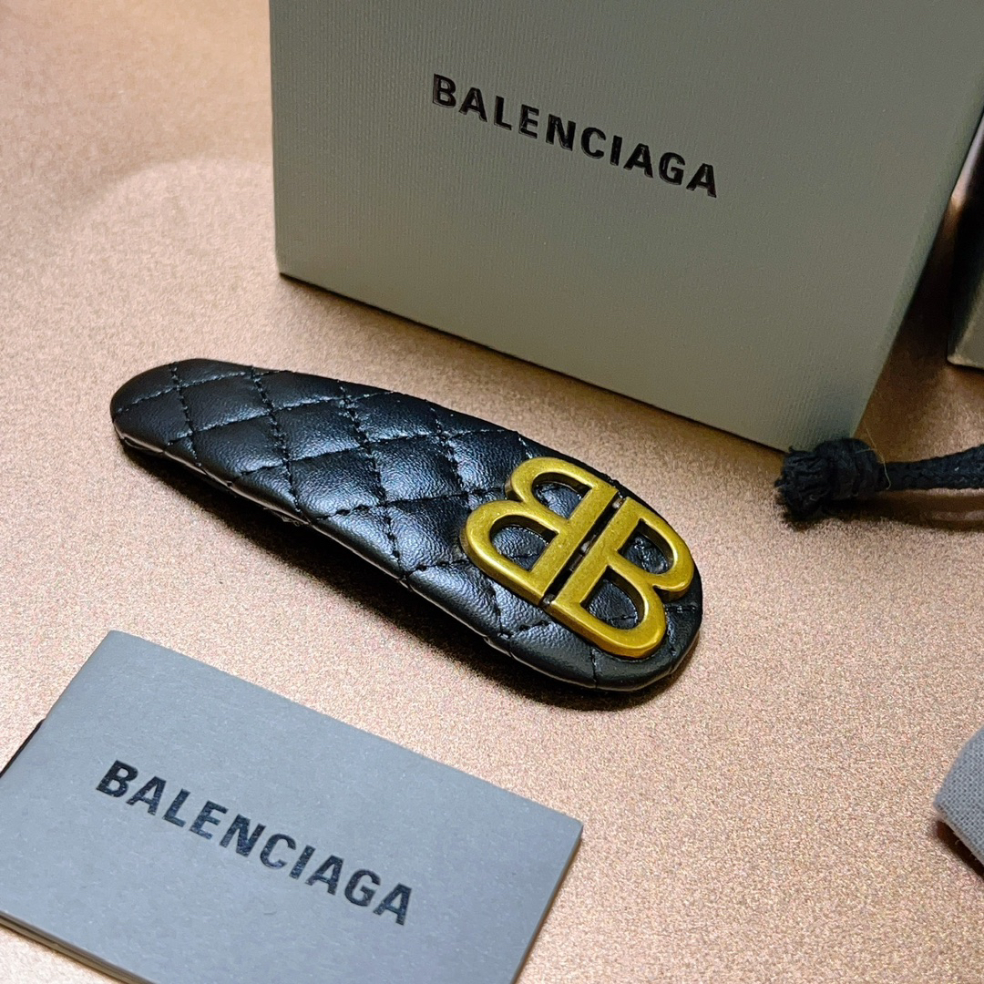 Balenciaga hairpin double B letter hairpin