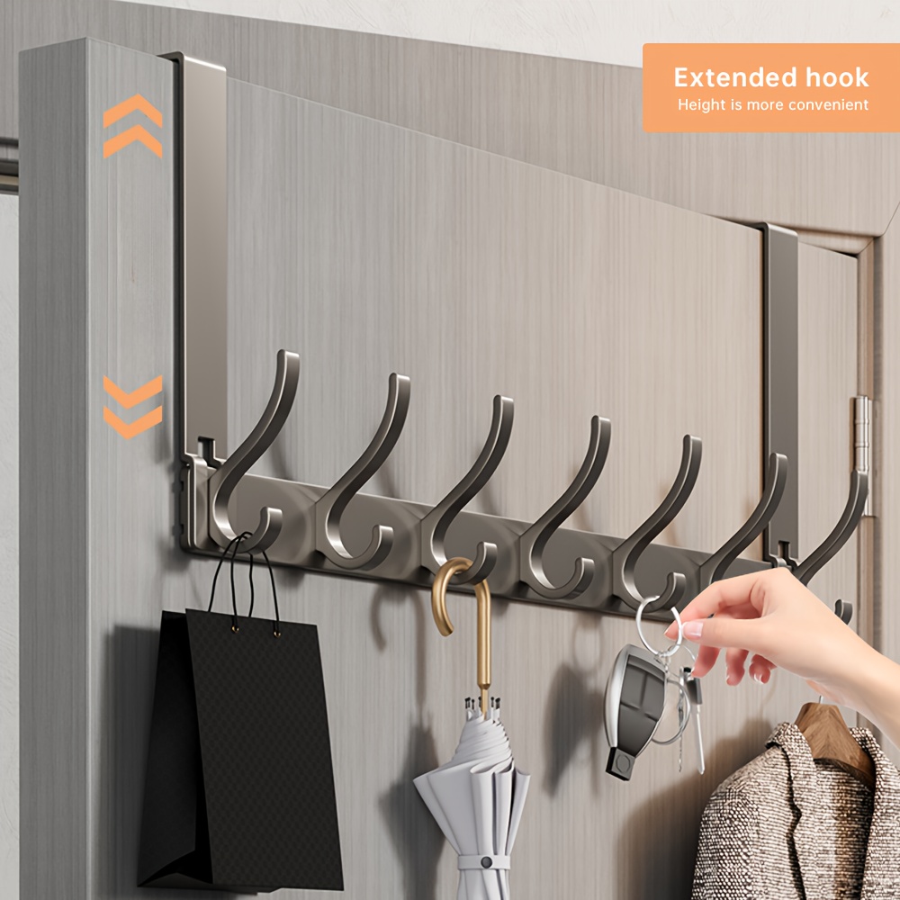 🔥ON SALE🔥Heavy-duty Aluminum Carbon Steel Over-The-Door Hook
