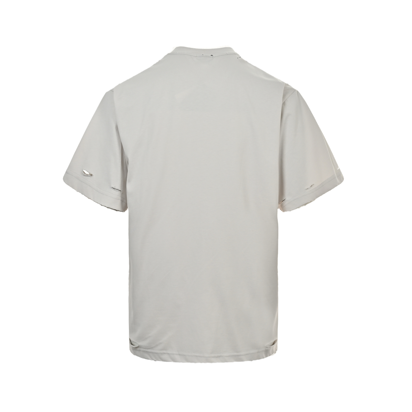 Balenciaga 25ss eye chart cut hole short sleeve