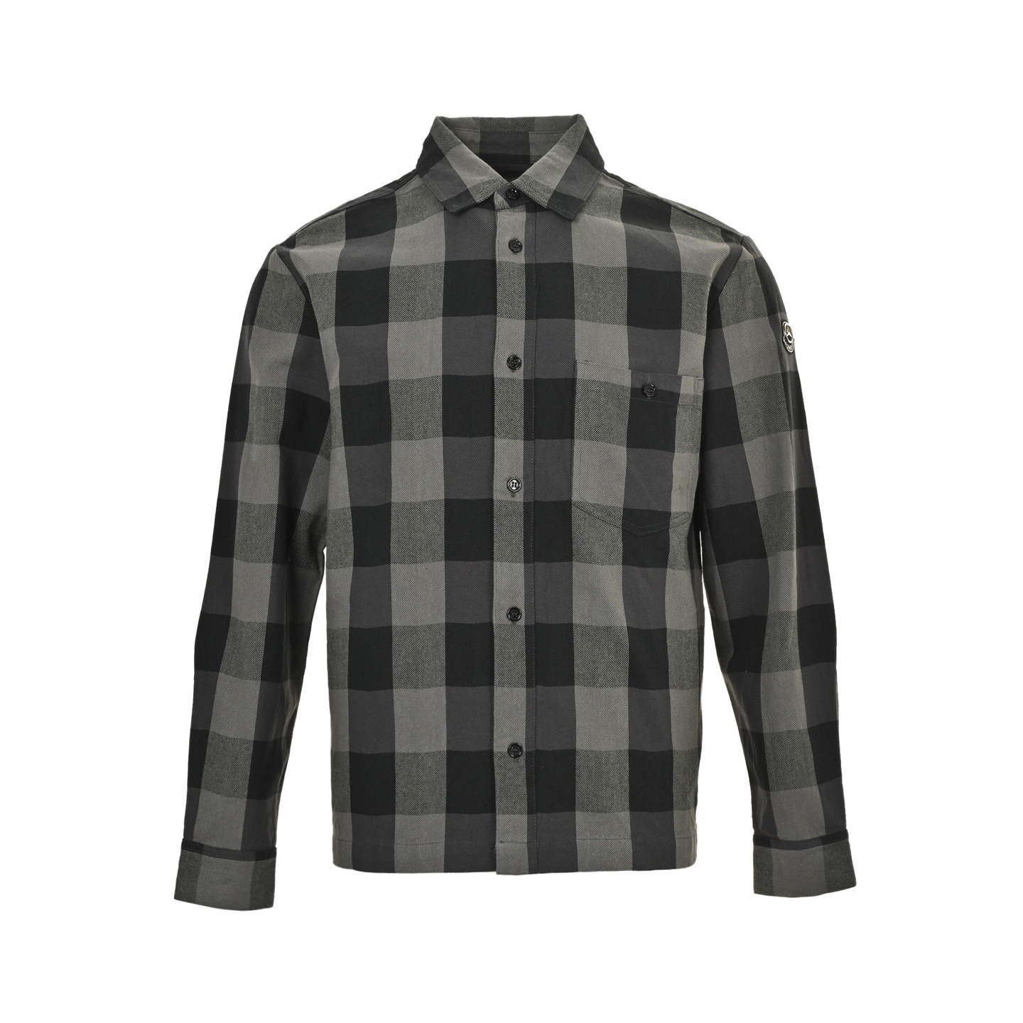 Moncler 25Fw Mercedes-Benz co-branded plaid shirt