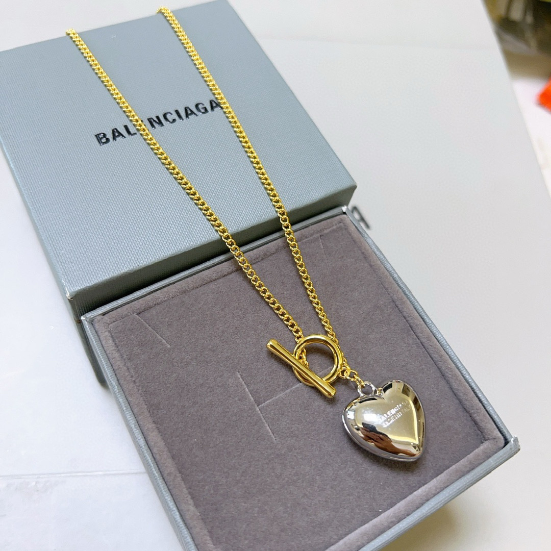 Balenciaga Heart Necklace