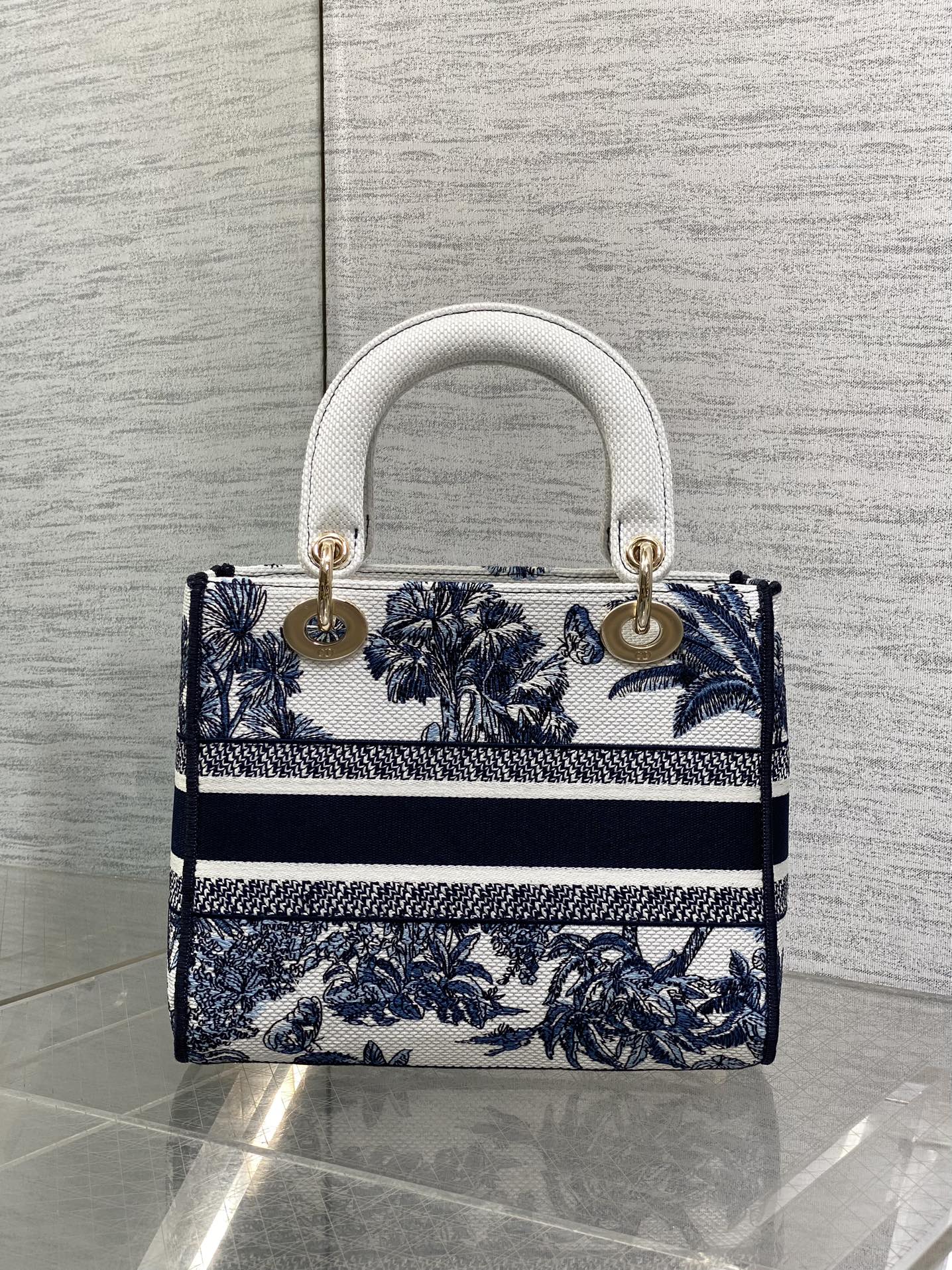 Dior Lady Summer Collection Embroidered Lady Bag