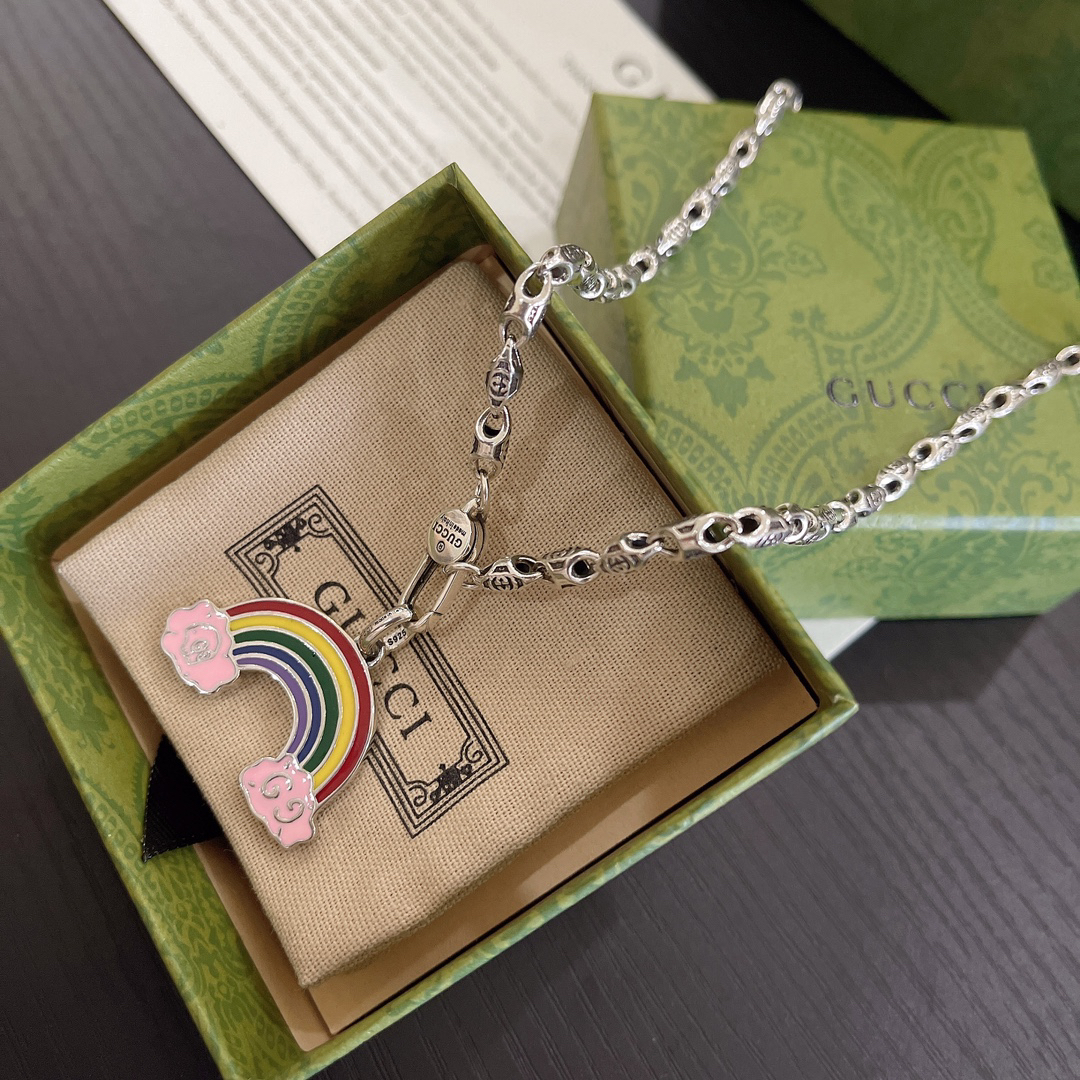 Gucci rainbow necklace