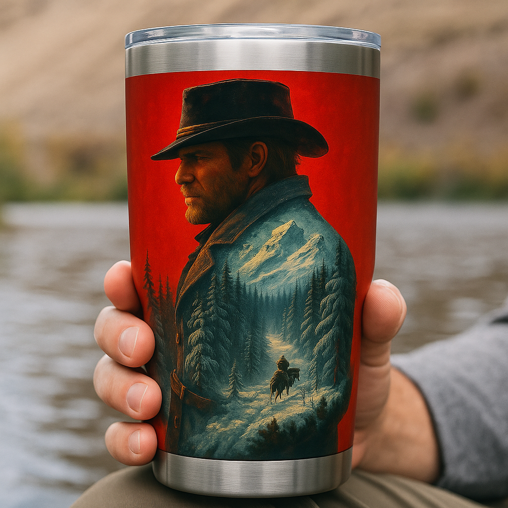 Arthur Morgan Tribute Tumbler