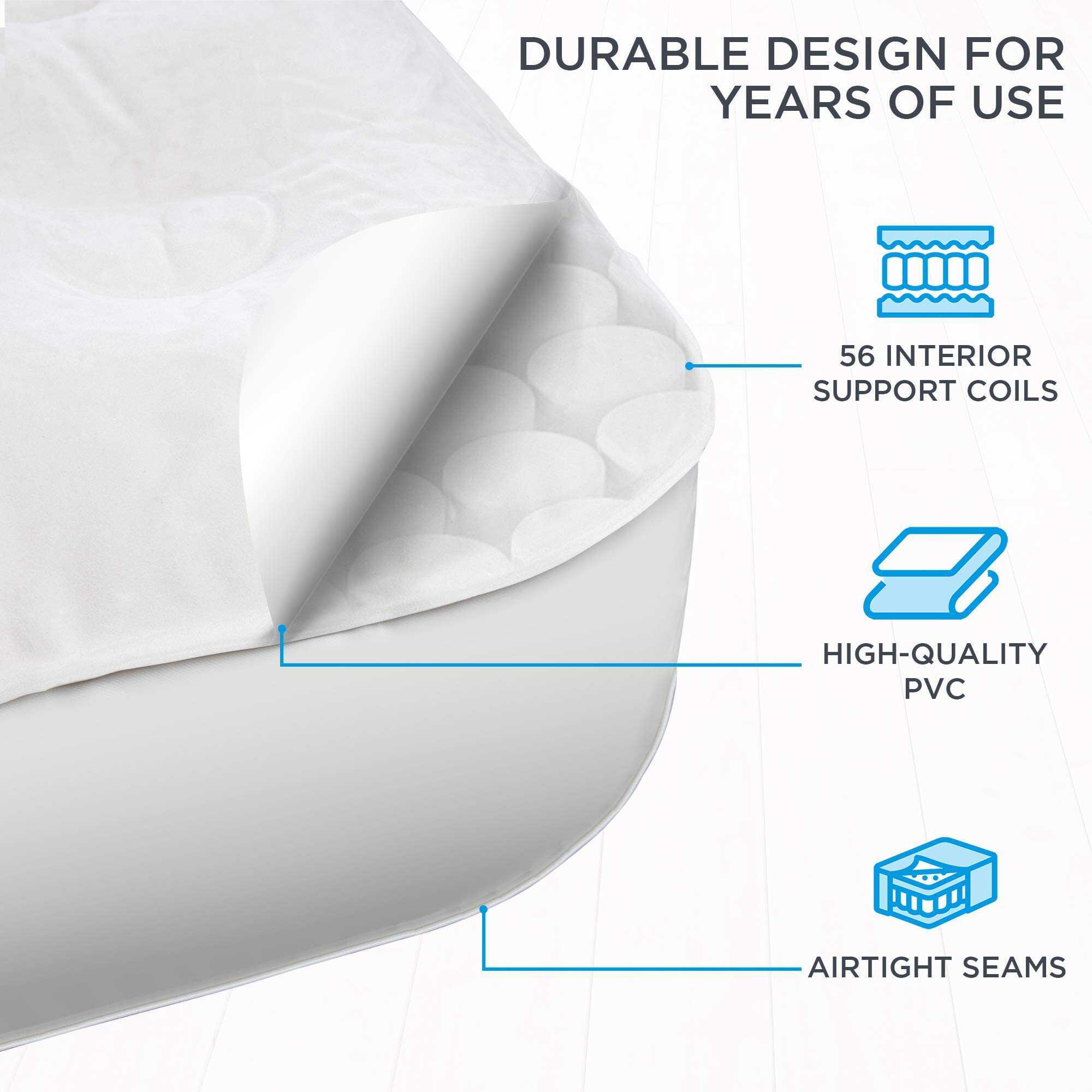 (Special discount) Portable and fast inflating Inflatable bed with supporte