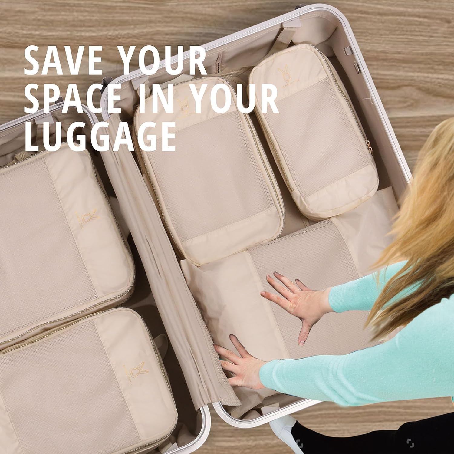 6 Set Expandable Compression Packing Cubes📦GET FREE SHIPPING NOW