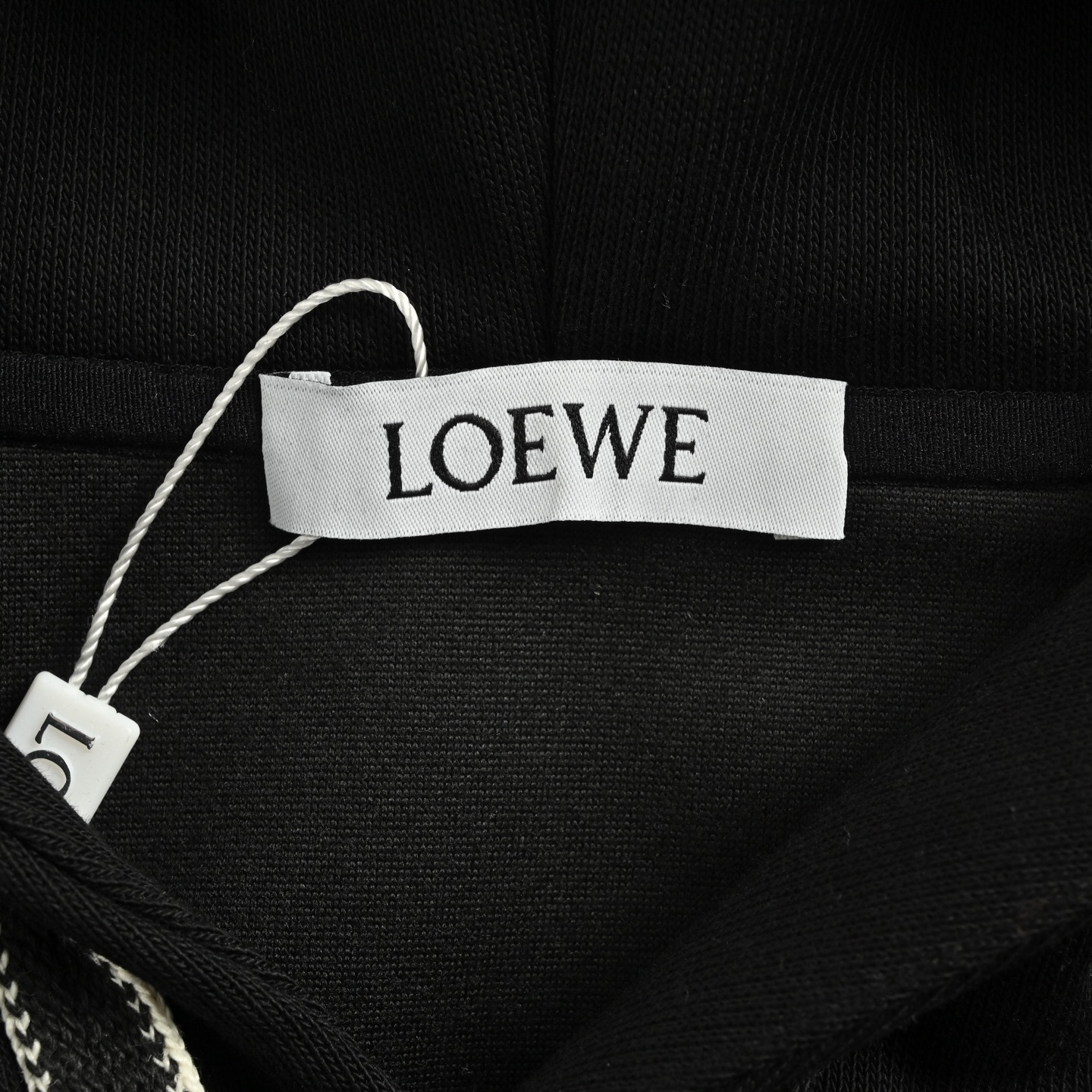 Loewe 25Fw terry patch logo hoodie
