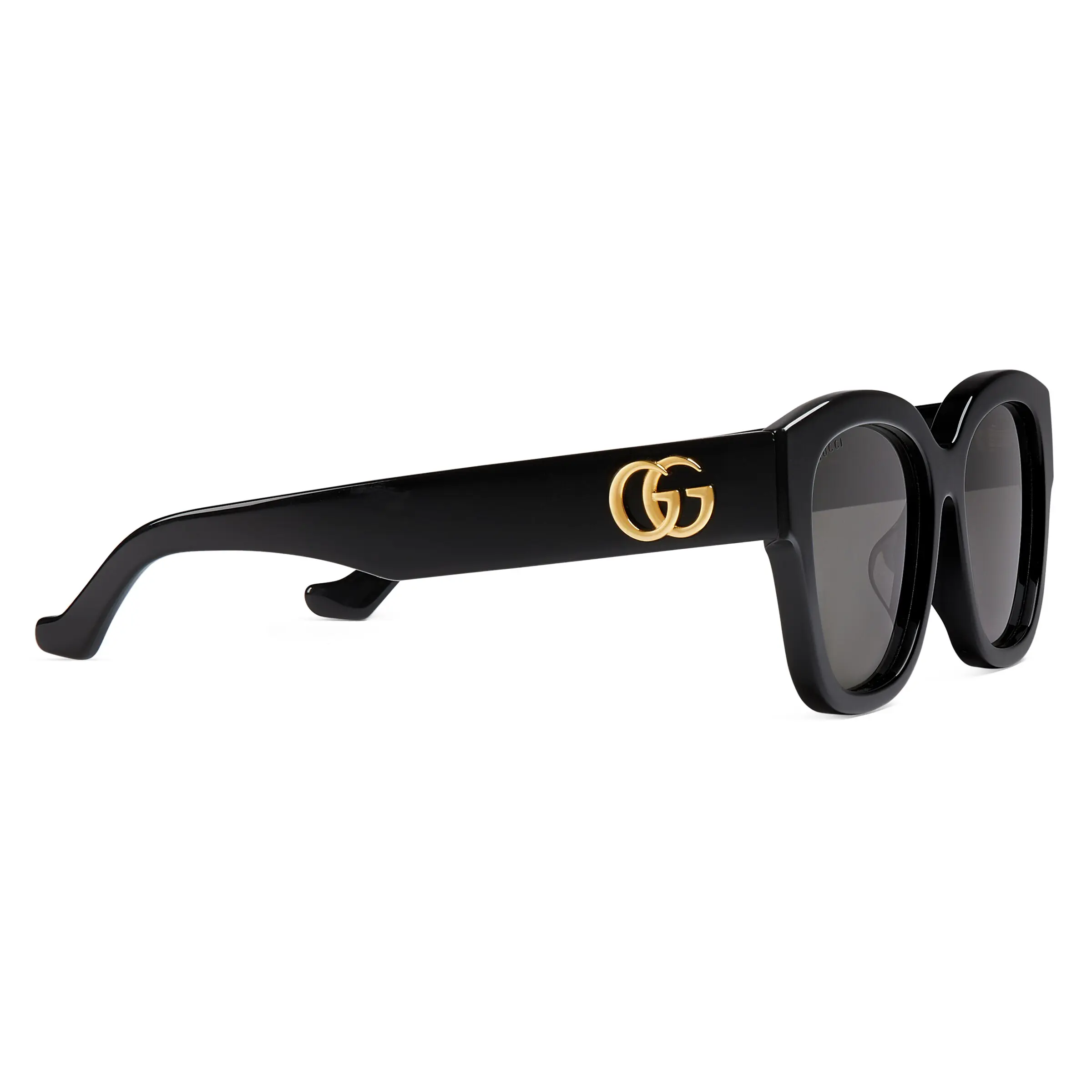 Gucci low bridge round frame sunglasses