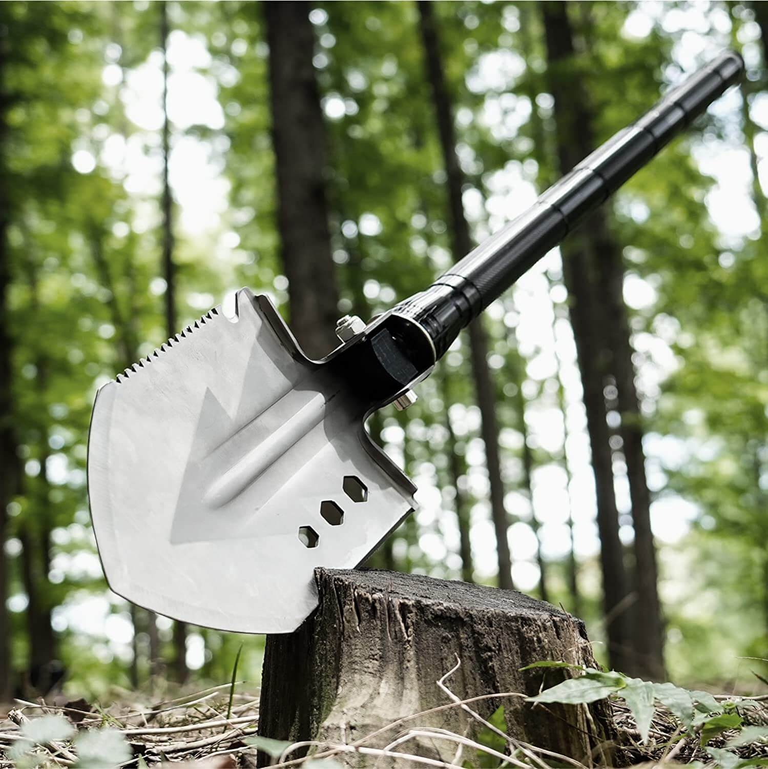 25 in 1 Survival Multi-Tool Shovel Kit