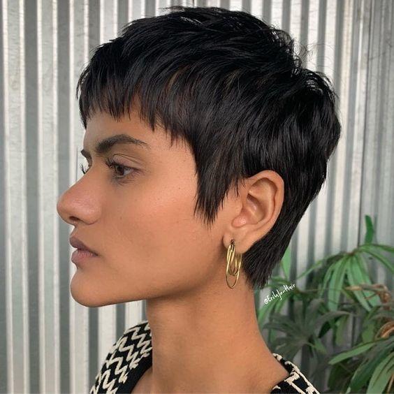 Luna Wig C23 Pixie Short Straight for Black Women