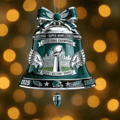 2025 Super Bowl Champions Bell Ornament