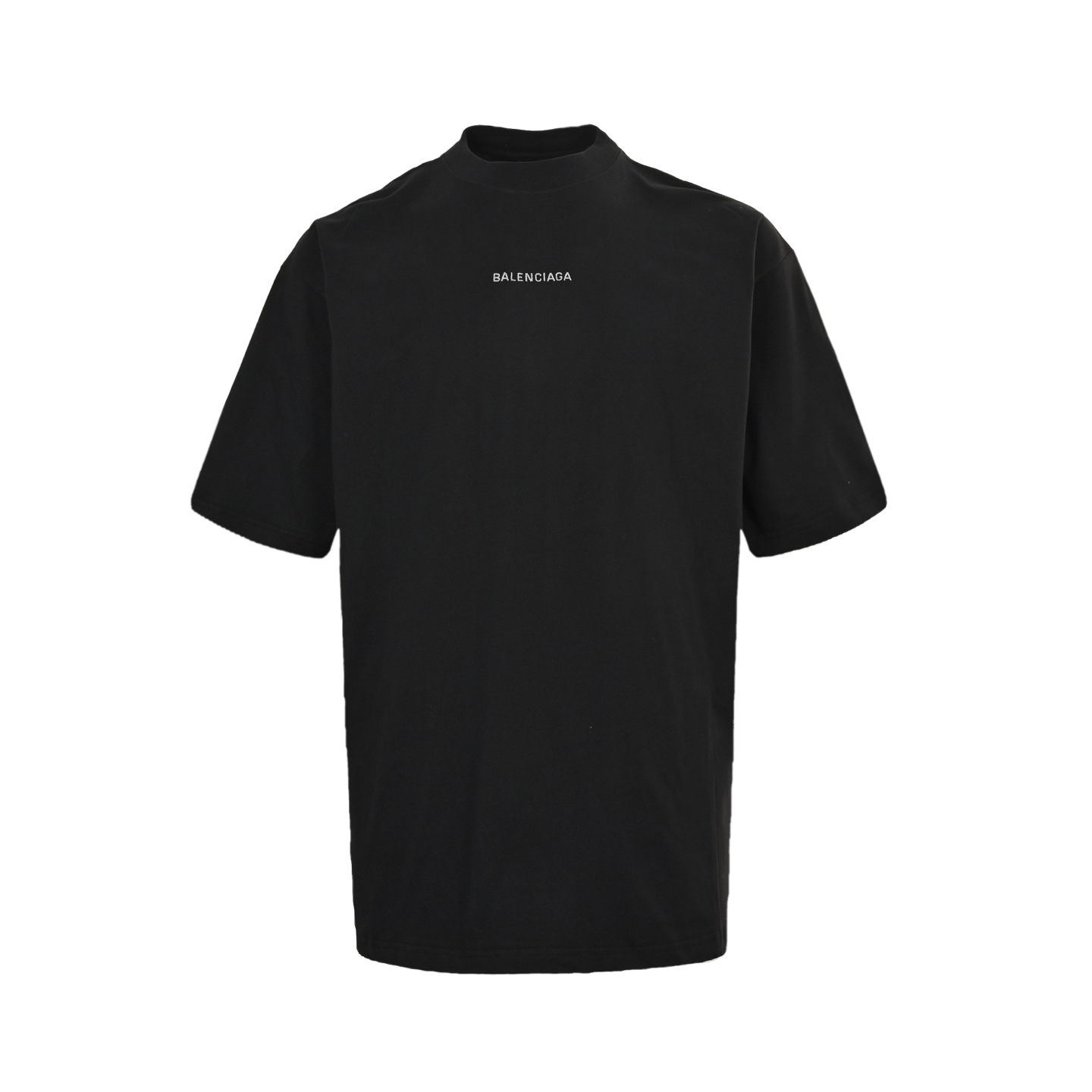 Balenciaga 25ss front and back embroidered lettering short sleeves