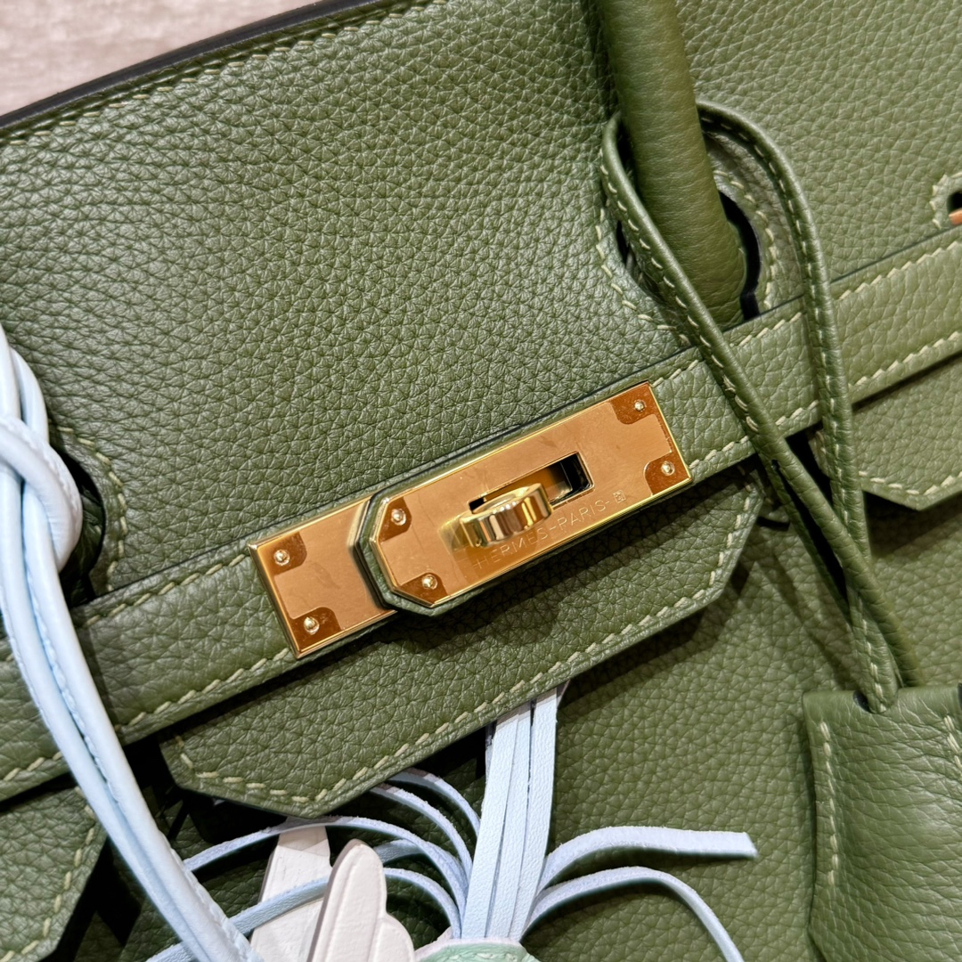 Hermès Birkin 61 Olive Green Handbag(Handmade to Order)