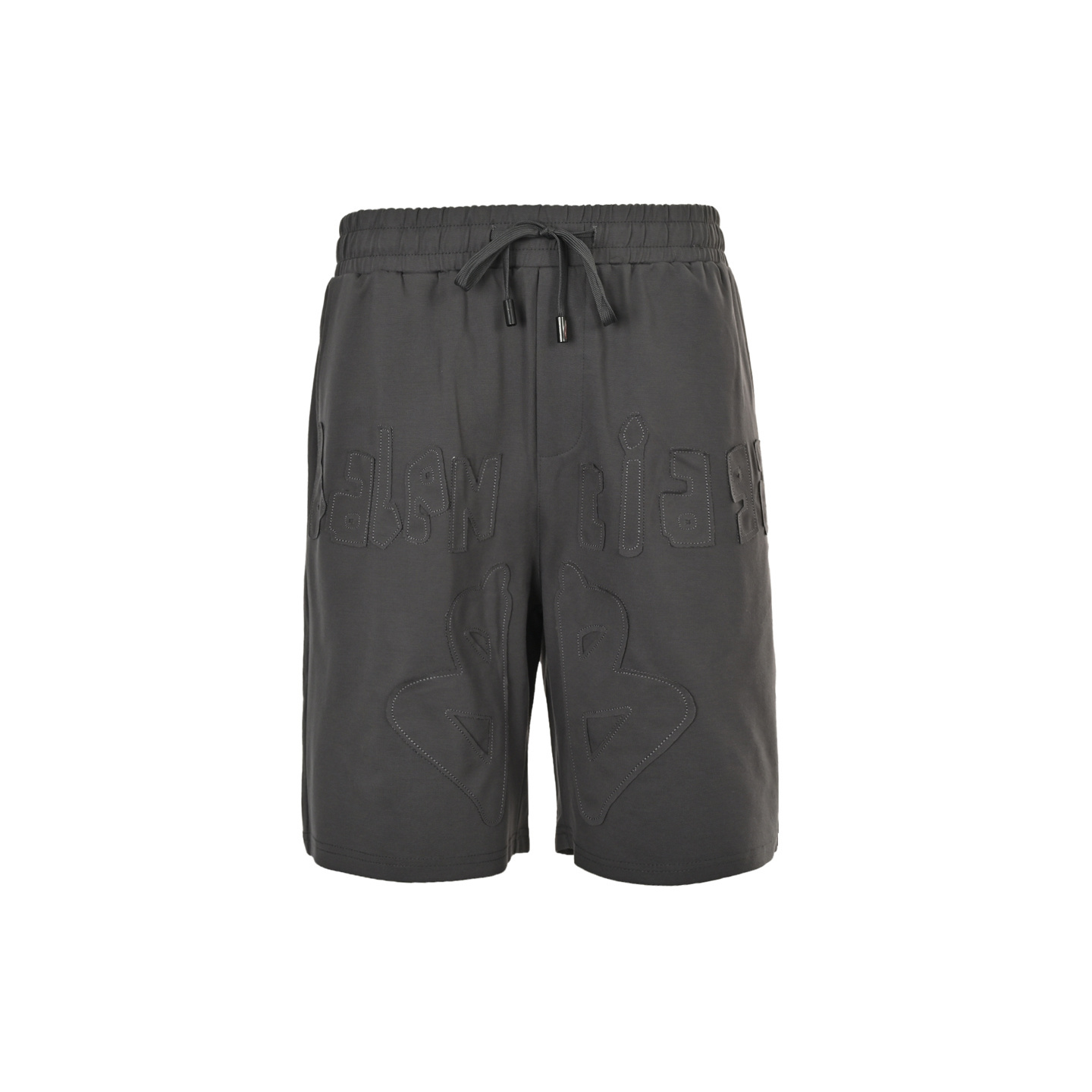 Balenciaga 25ss patchwork embroidered logo shorts
