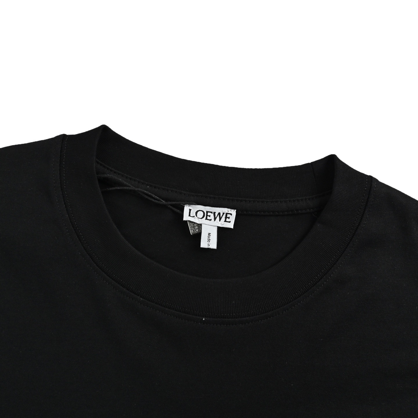 Loewe 25ss short-sleeved shirt with obscure embroidered logo