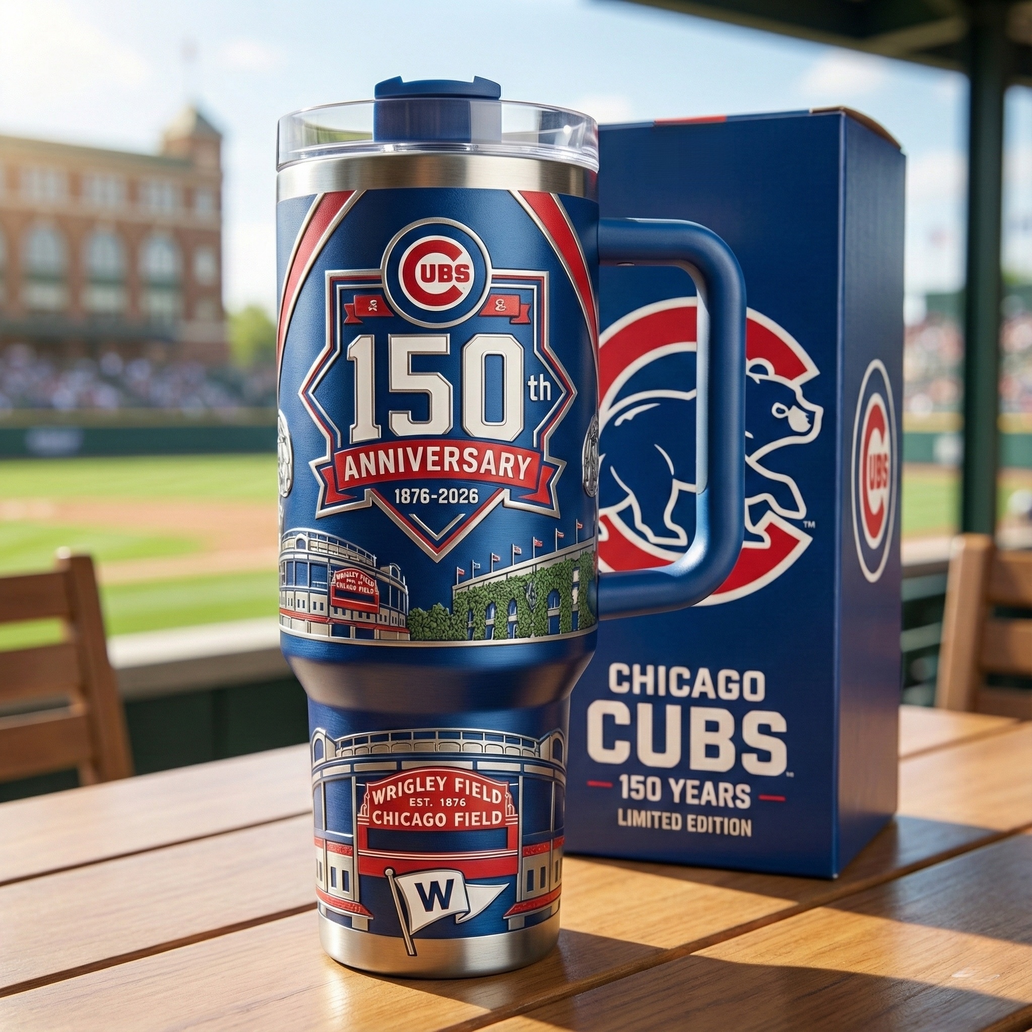 Chicago Cubs 150th Anniversary Limited EditionTumbler