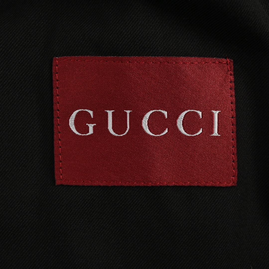 Gucci 24Fw double collar detachable jacket