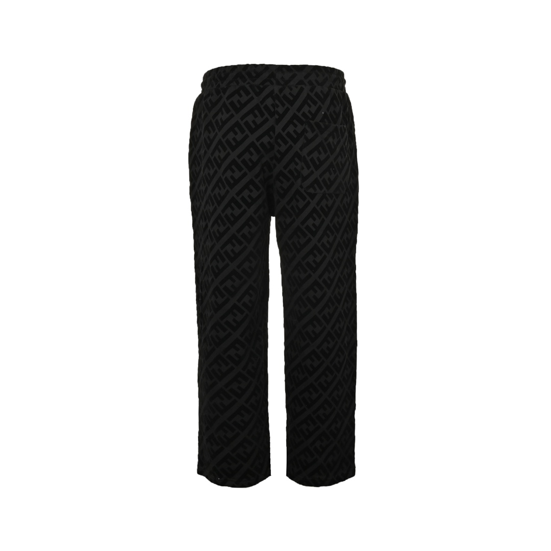 Fendi 24Fw FF flocked all-over print trousers