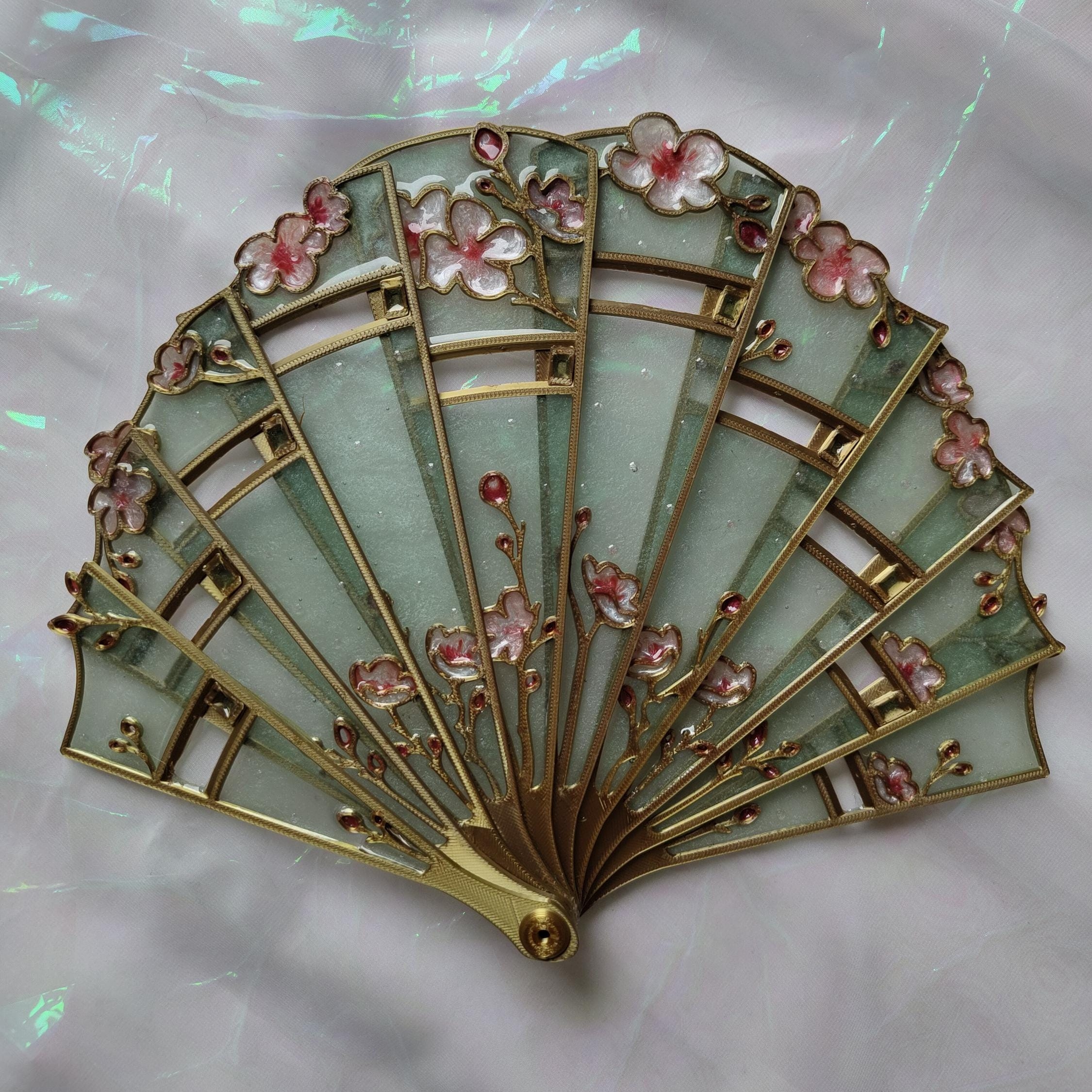 🔥ON SALE🔥Forget-me-not hand fan