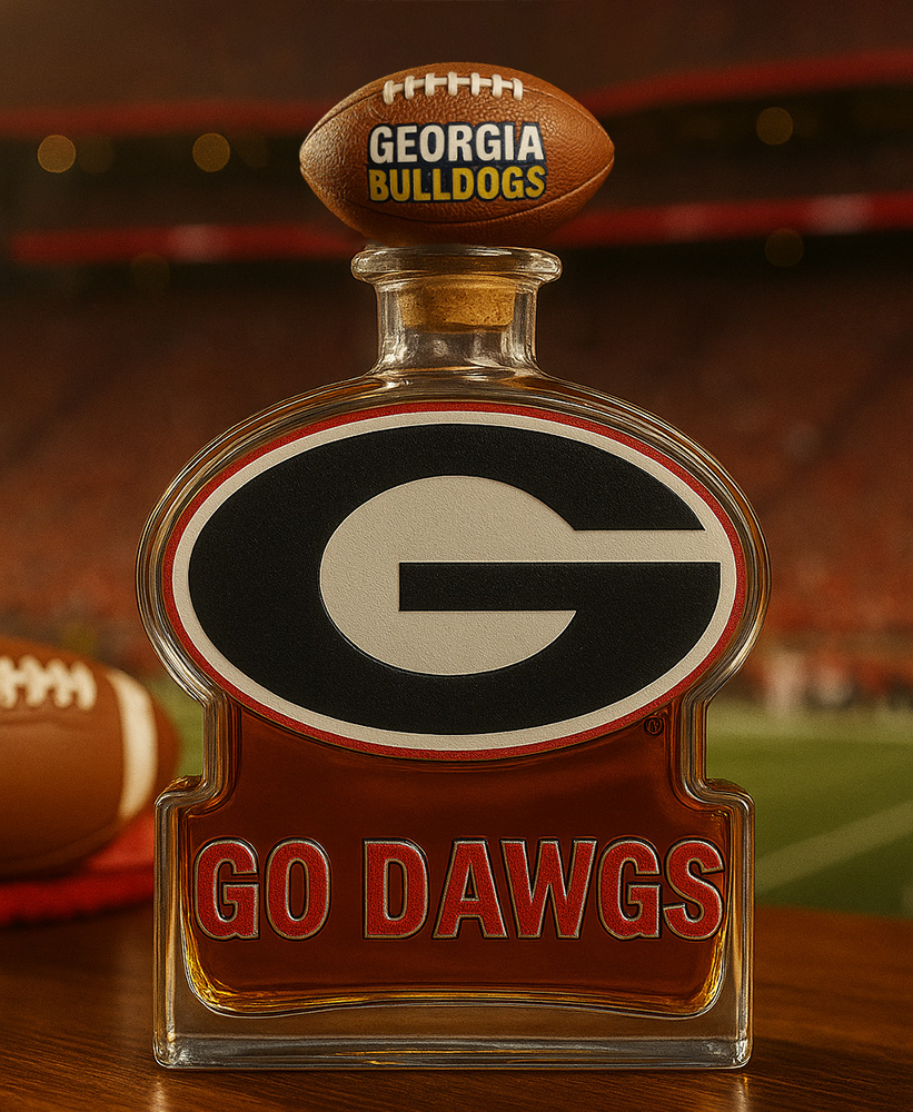 Georgia Bulldogs Decanter