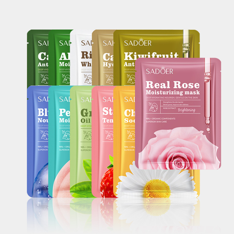 Peach plant fruit moisturizing mask replenishes water and moisturizes the skin