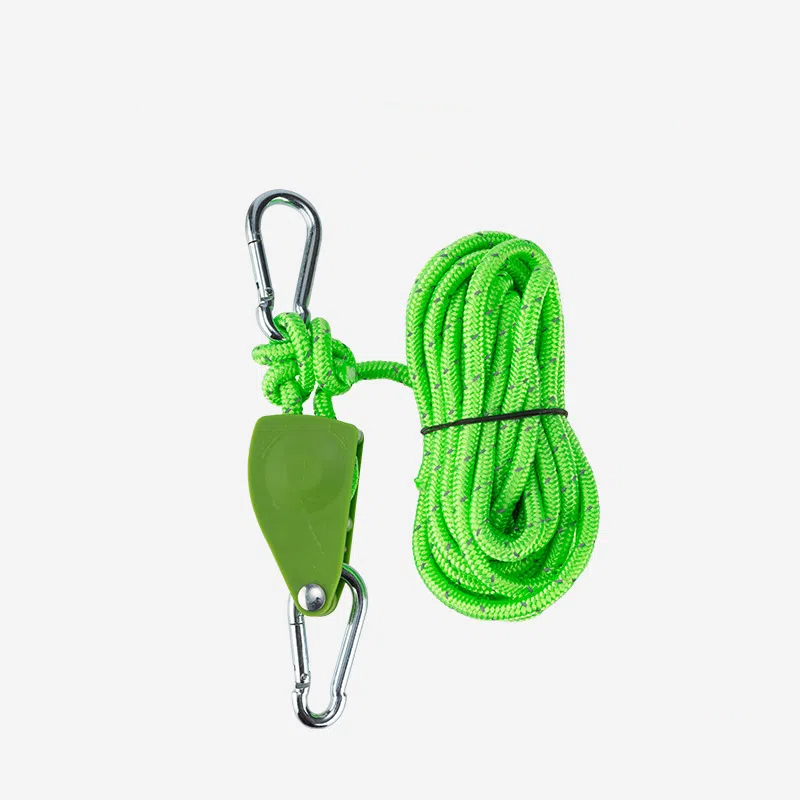 ⛺⛺Ratchet pulley rope hanger tent reflective wind rope