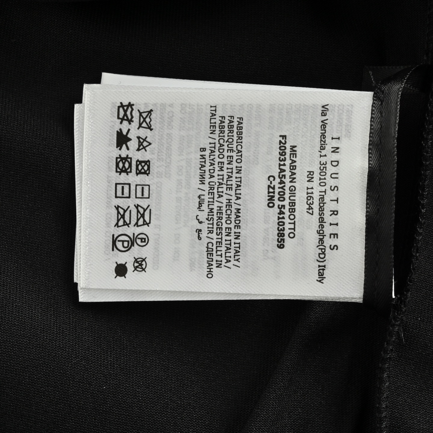 Moncler 25ss line double shadow letter print short sleeve