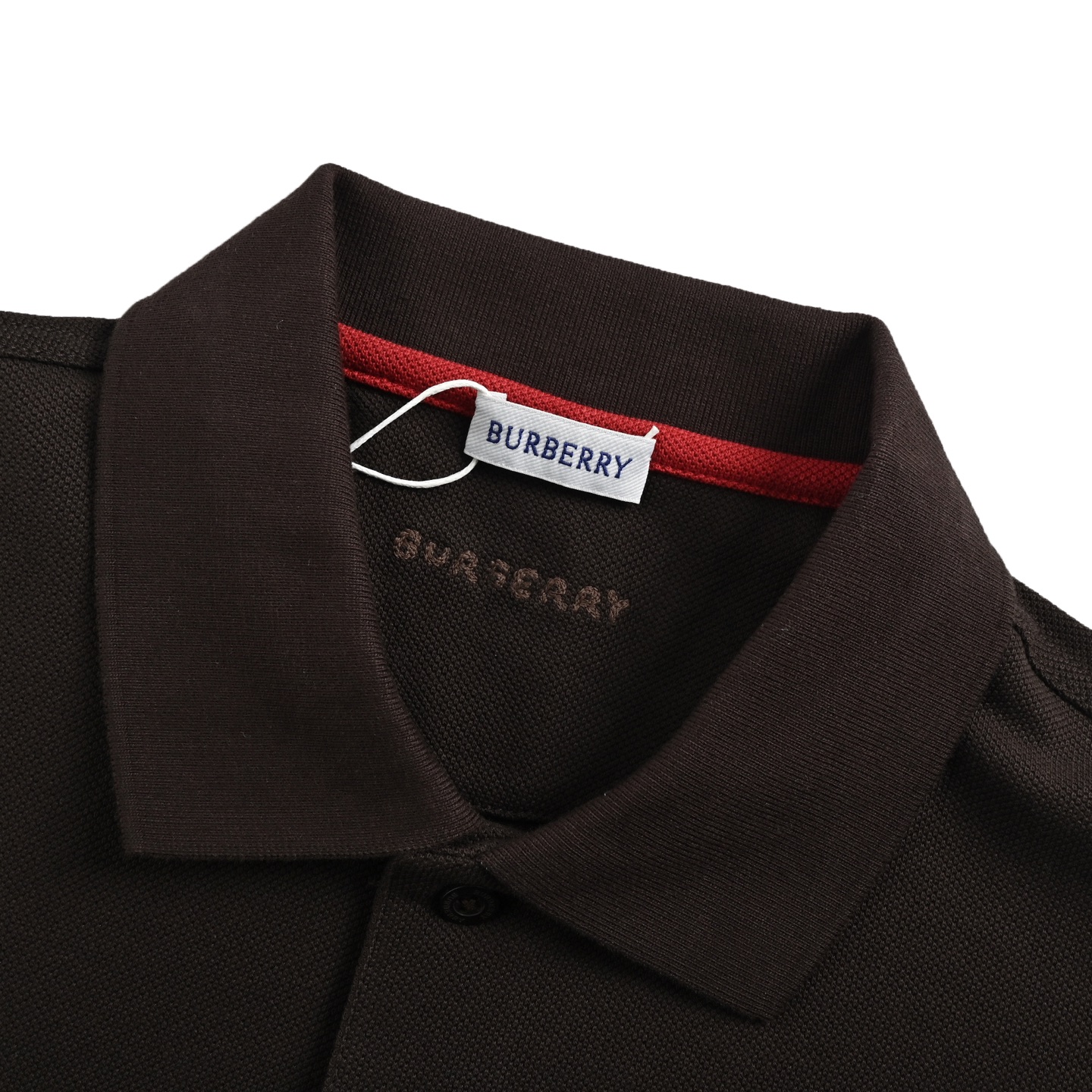 Burberry 25ss shield embroidered Polo short sleeve
