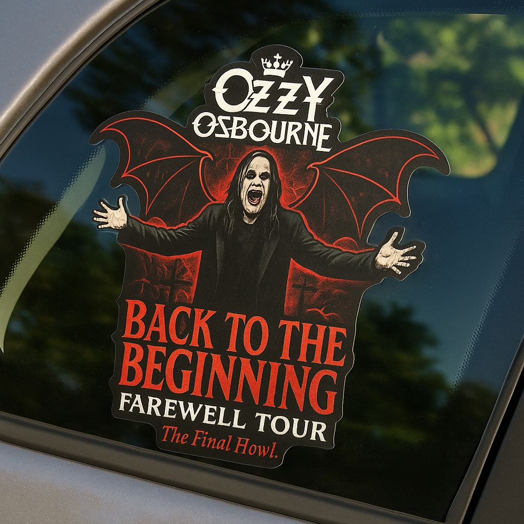 Ozzy Back to the Beginning Car Decal
