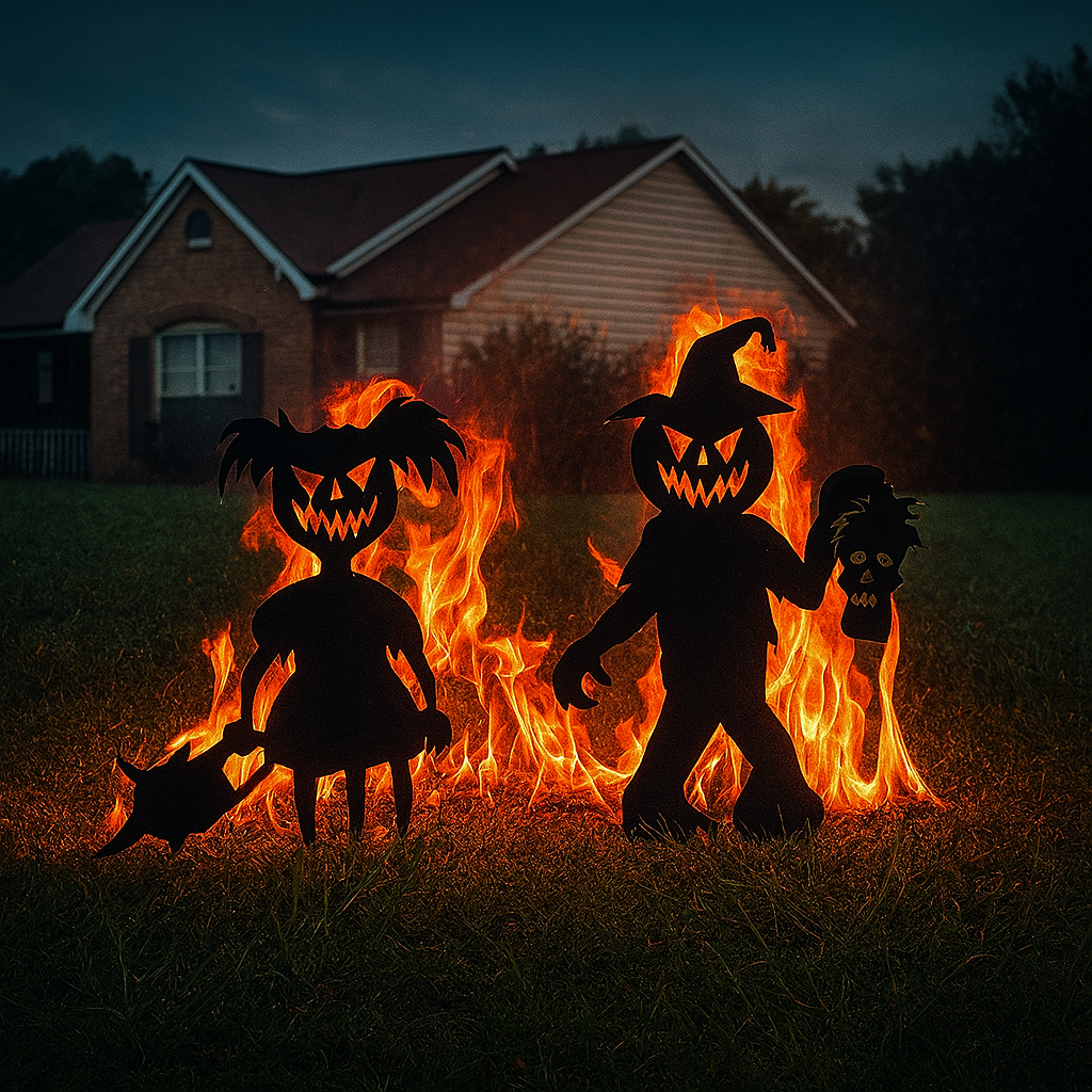 🏆Limited Sale⚡Almost Gone🎃👻 Cute Ghost Zombies - Handmade Metal Art