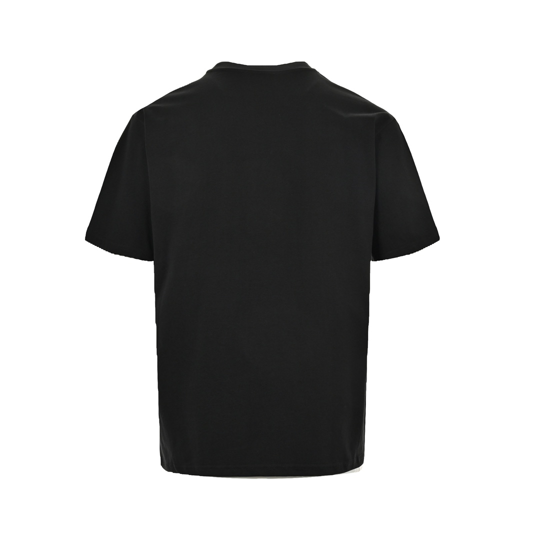 Loewe embossed logo leather patch pocket short sleeve